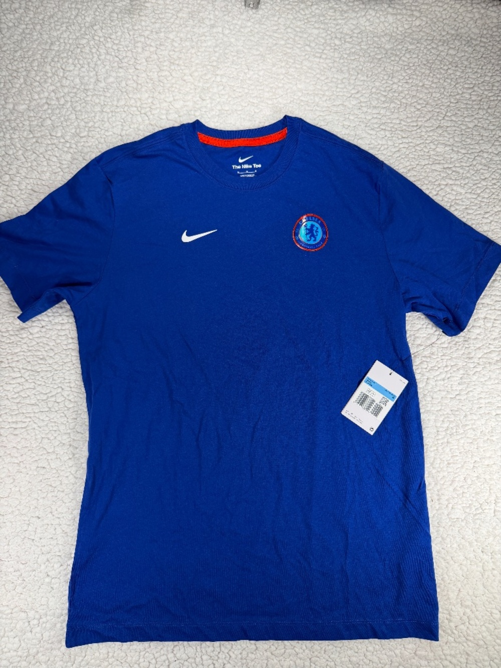 Chelsea Nike Club Essential T-Shirt - Blue Size M
